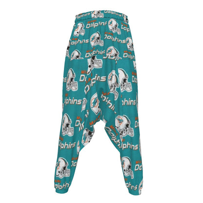 Miami Football Game Day All-Over Print Men's Loose Trousers