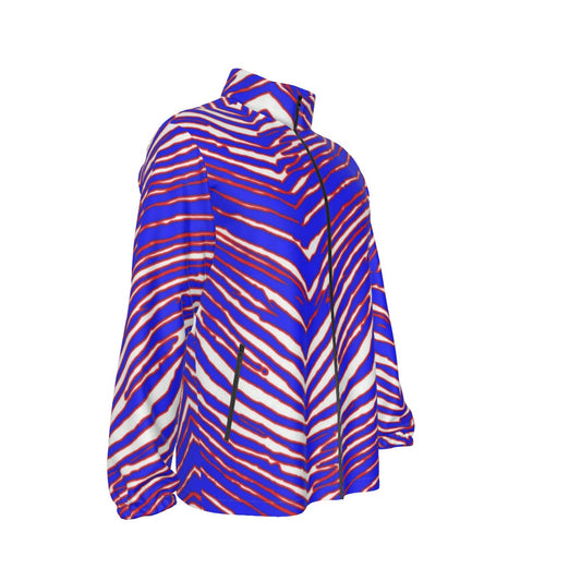 Buffalo Bills Zubaz Men's Stand-up Collar Zip-up Windproof Jacket