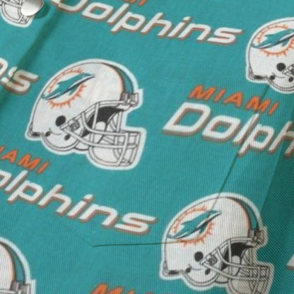 Miami Football Game Day All-Over Print Women's Cropped Jacket | 245GSM Cotton
