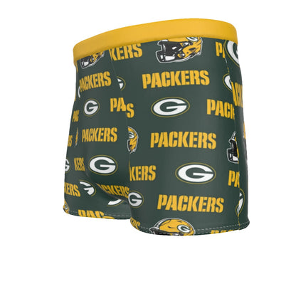 Green Bay Football Game Day All-Over Print Men's Boxer Briefs