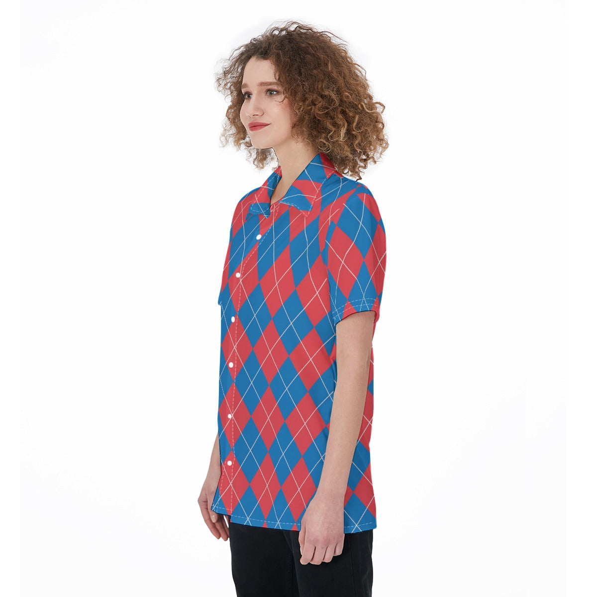 Kansas Tartan Plaid Jayhawks Women's Shirt