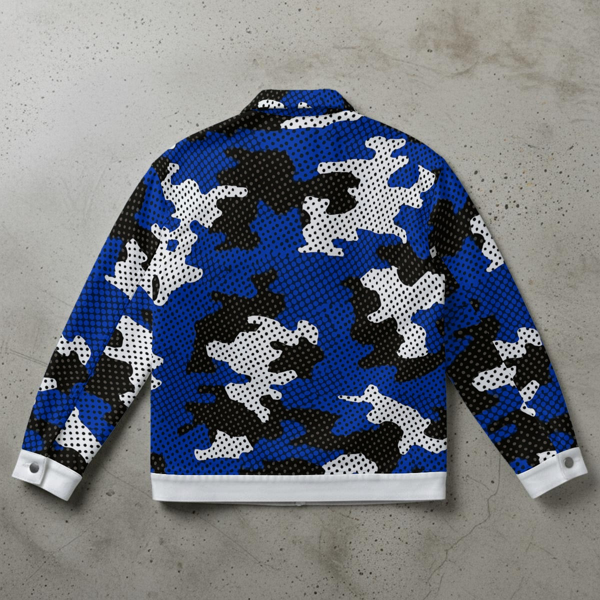 Urban Legend Kentucky Blue White Camo Unisex Collared Jacket