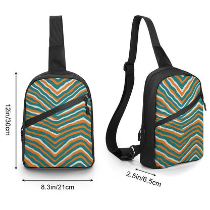 Miami Football Game Day Folding chest bag