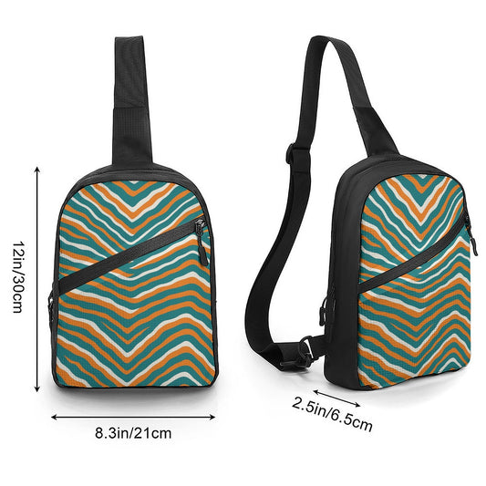 Miami Football Game Day Folding chest bag