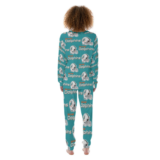 Miami Football Game Day All-Over Print Women's Pajamas