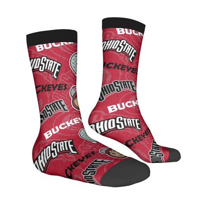 Green Bay Football Game Day Contrast Color Socks For the USA