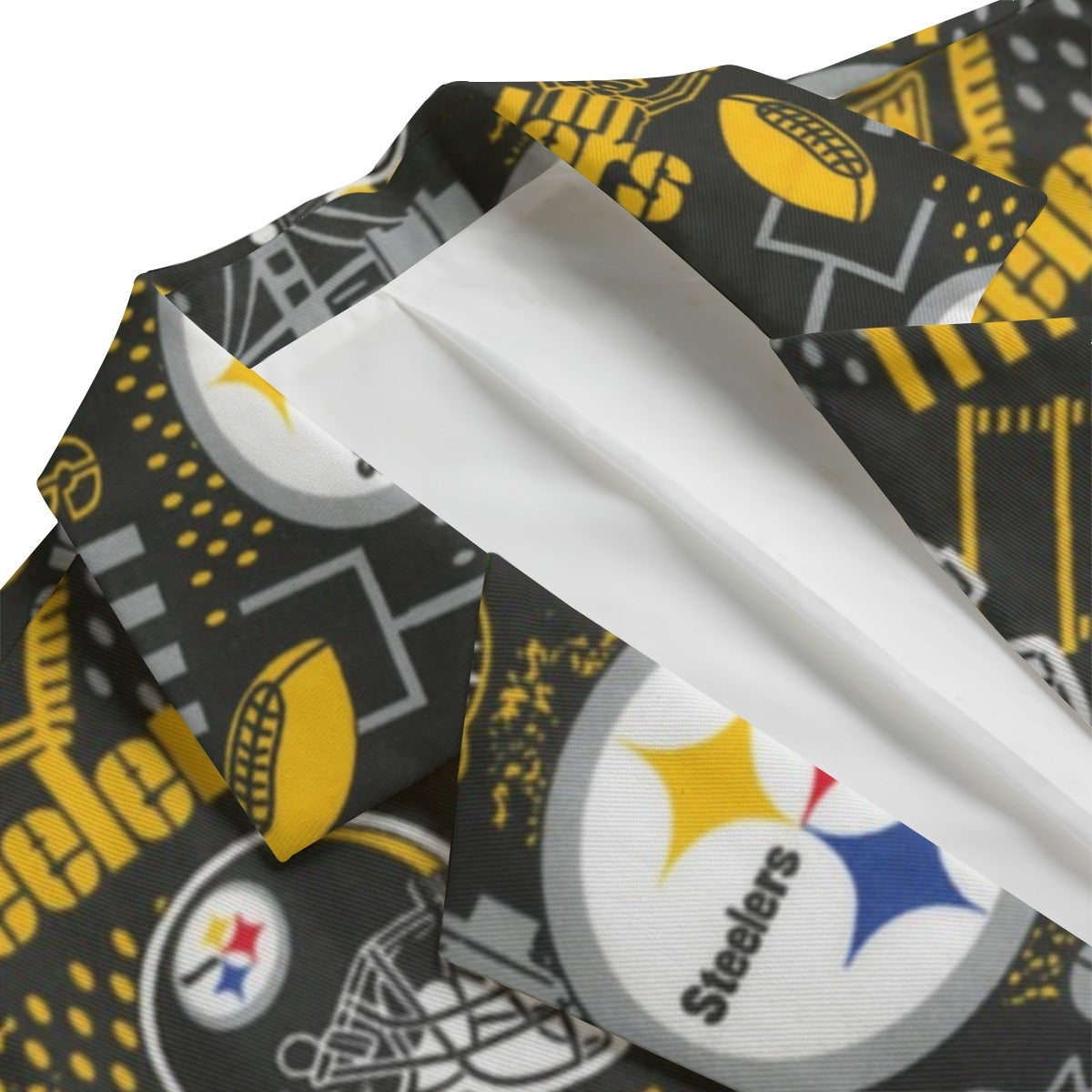Pittsburgh Steelers suit Flat Lapel Collar Blazer