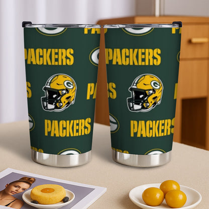 Green Bay Football Game Day Custom 20OZ Tumbler With Sliding Lid For The USA