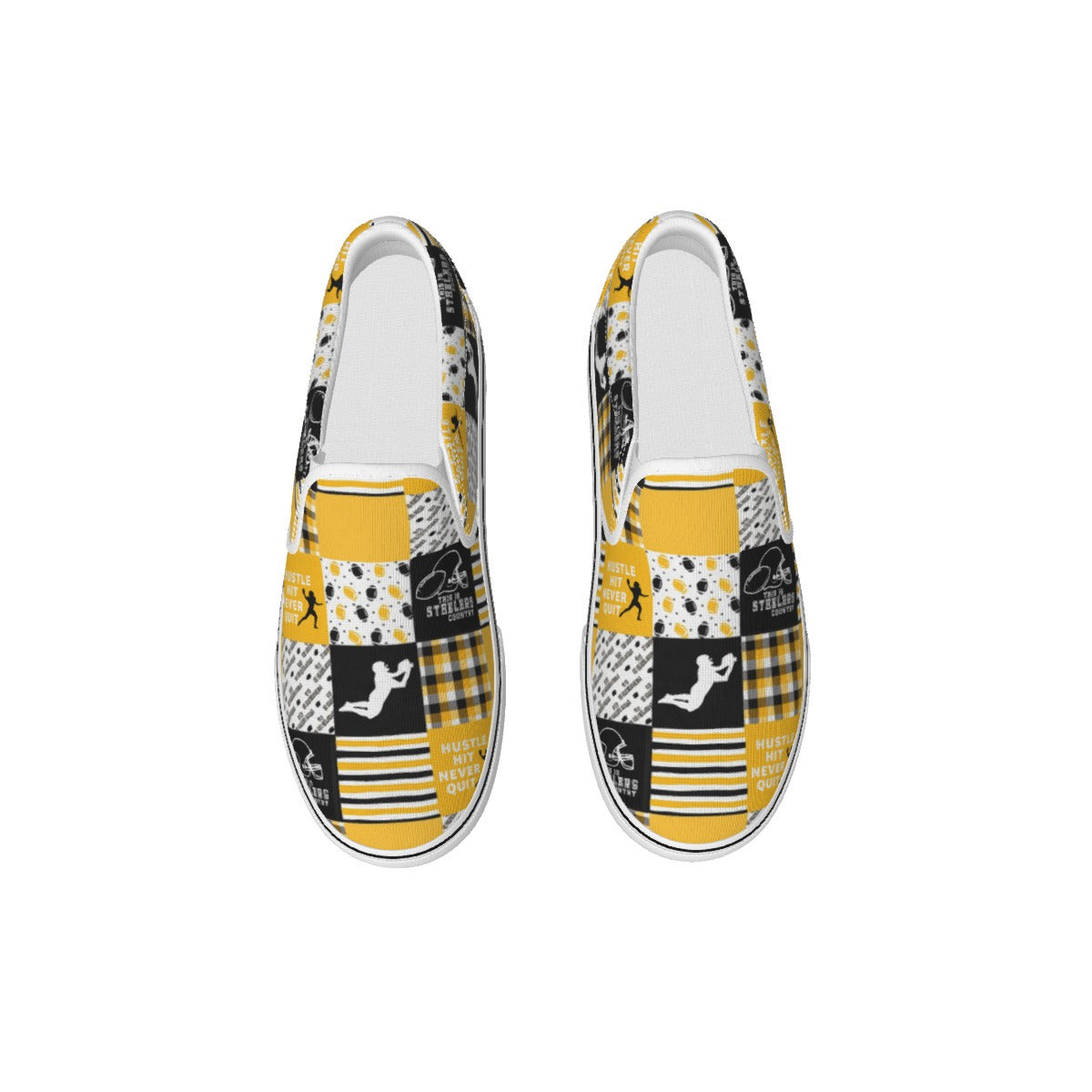 Pittsburgh Steelers Women's Slip On Sneakers