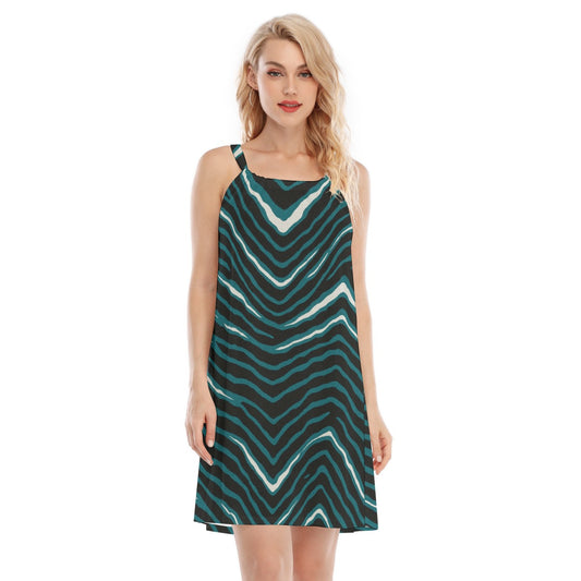 Philadelphia Football Game Day All-Over Print Women's O-neck Cami Dress