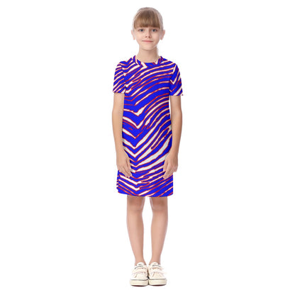 Buffalo Bills Zubaz Kid's Short Sleeve Dress
