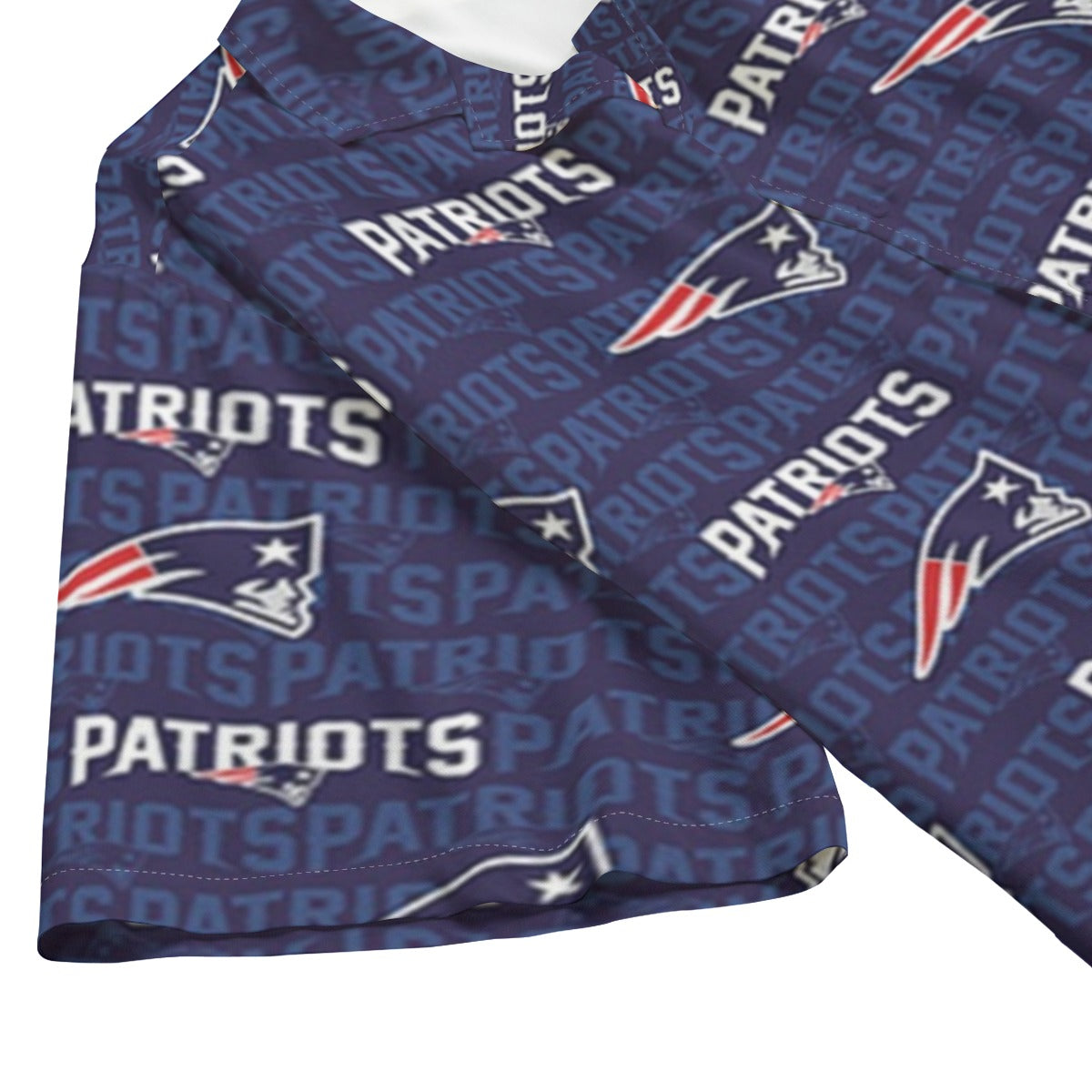 New England Football Game Day All-Over Print Men's Hawaiian Rayon Shirt | 115GSM Rayon