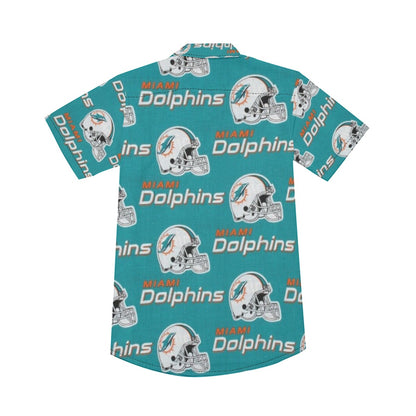 Miami Football Game Day All-Over Print Men's Deep V-neck Short Sleeve T-shirt