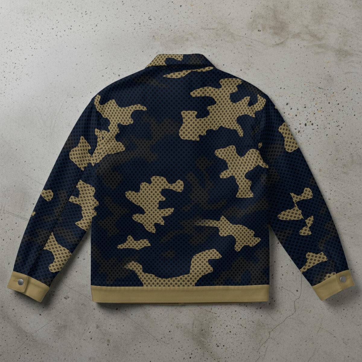 Urban Legend Georgia  Gold Black Camo Unisex Collared Jacket