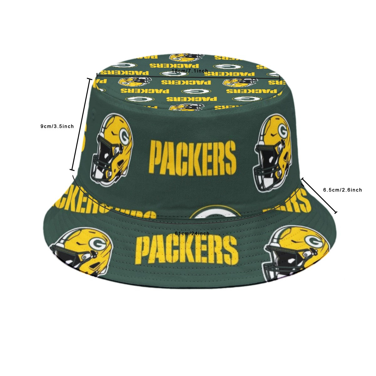 Green Bay Football Game Day Bucket Hat