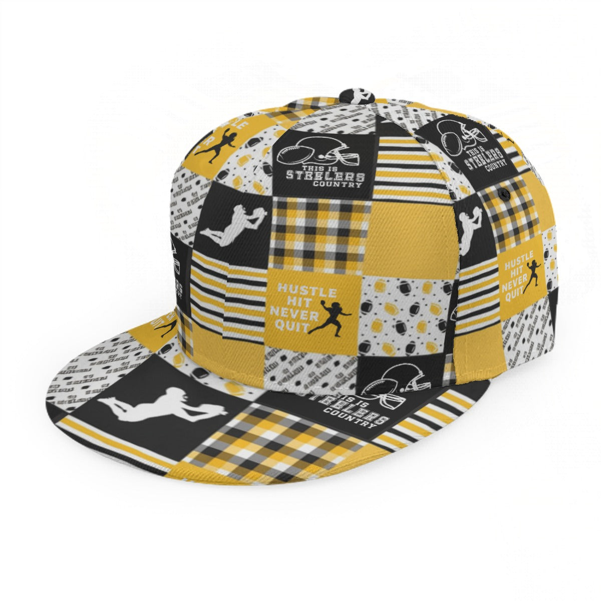 Baseball Cap With Flat Brim