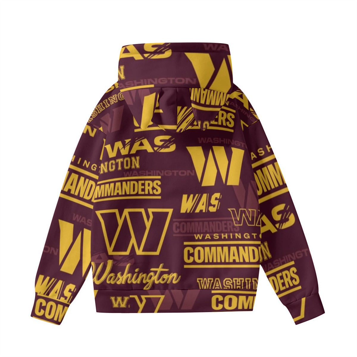 Washington Commanders Women’s Hoodie With Decorative Ears