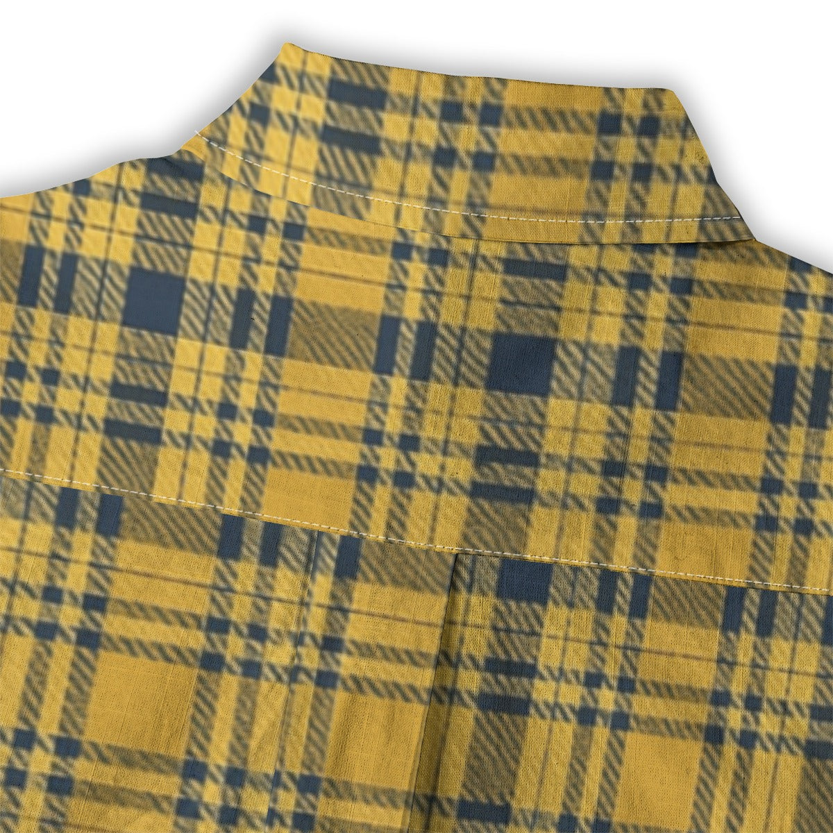 Georgia Yellow Jackets Tartan Plaid  Women's Shirt | 125GSM Cotton