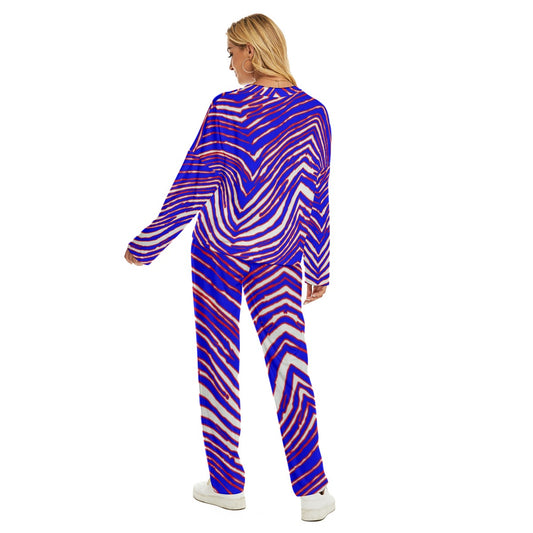 Buffalo Bills Zubaz Women's Pajama Suit