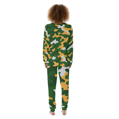 Green Bay Football Game Day All-Over Print Women's Pajamas