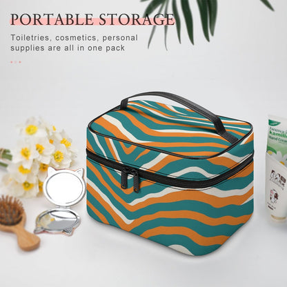 Miami Football Game Day Large Capacity Toiletry Organizer Bag
