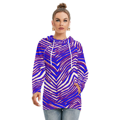 Buffalo Bills Zubaz Women's Hoodie With Double Hood