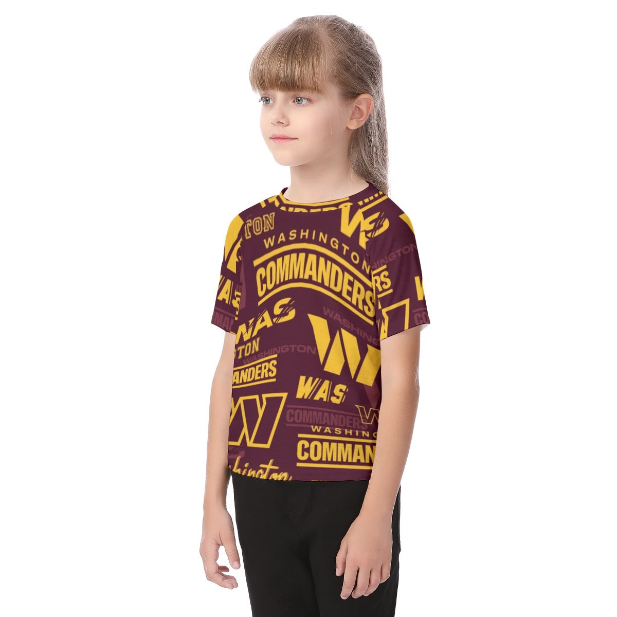 Washington Commanders Kid's Raglan Sleeve T-shirt