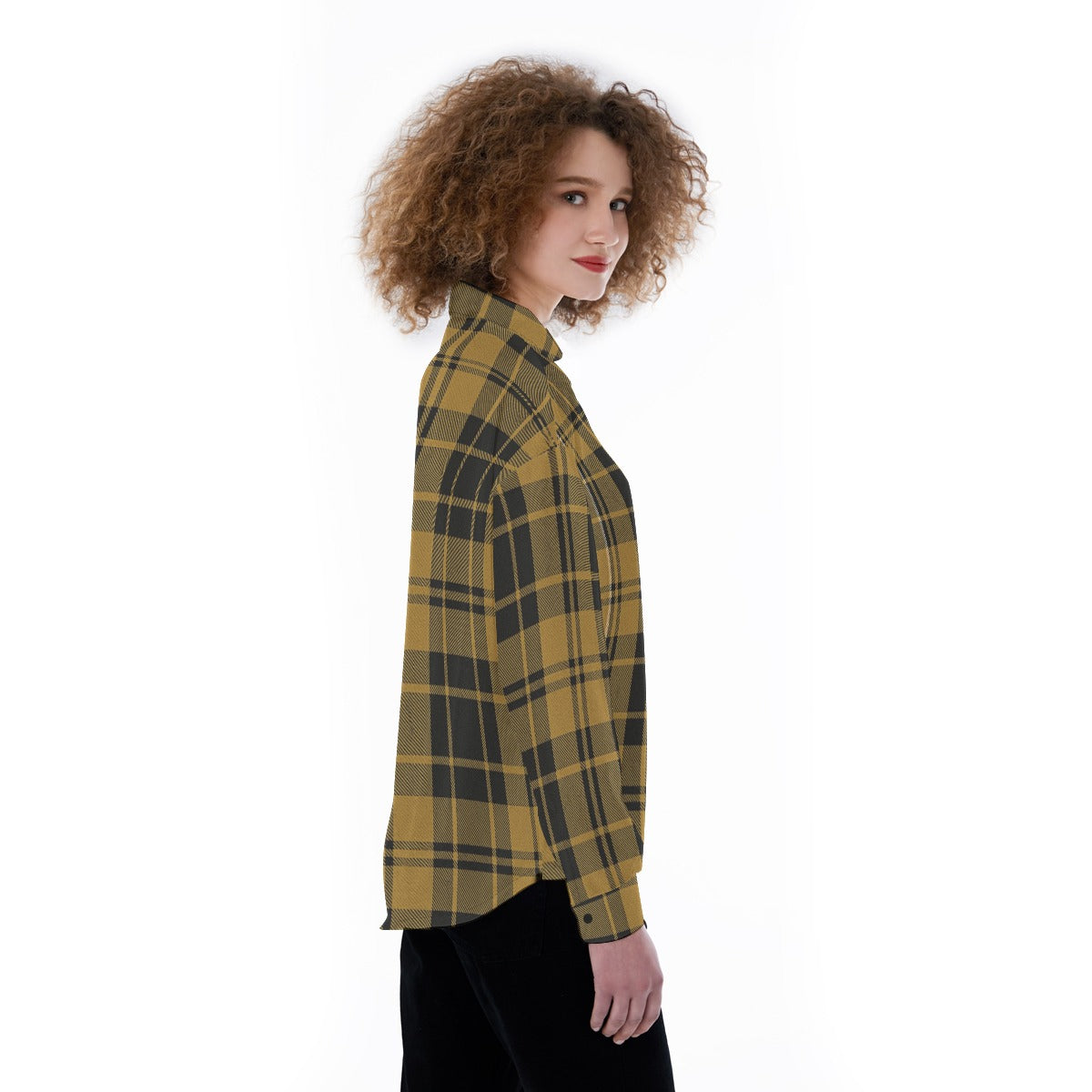 Central Florida - Knights Tartan plaid Women's Satin Shirt