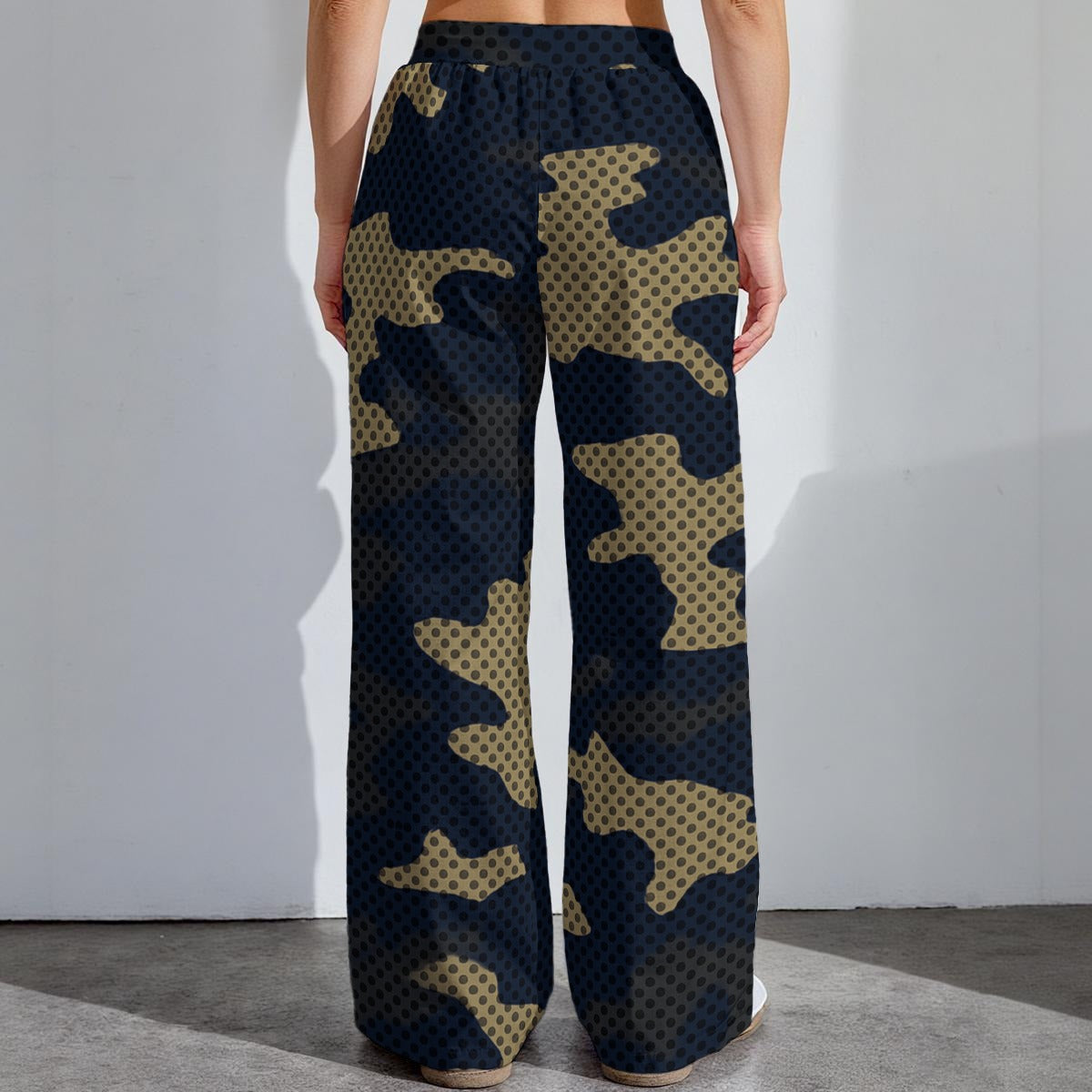 Georgia - Yellow Jackets camo Women's High-Stretch Casual Pants|290GSM