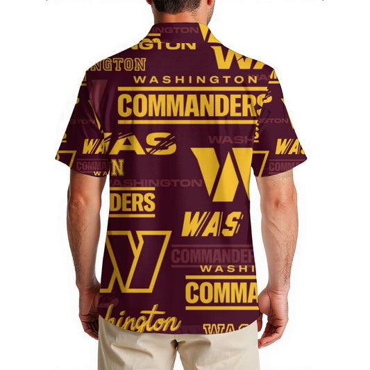 Washington Commanders Men's Hawaiian Shirt|150GSM