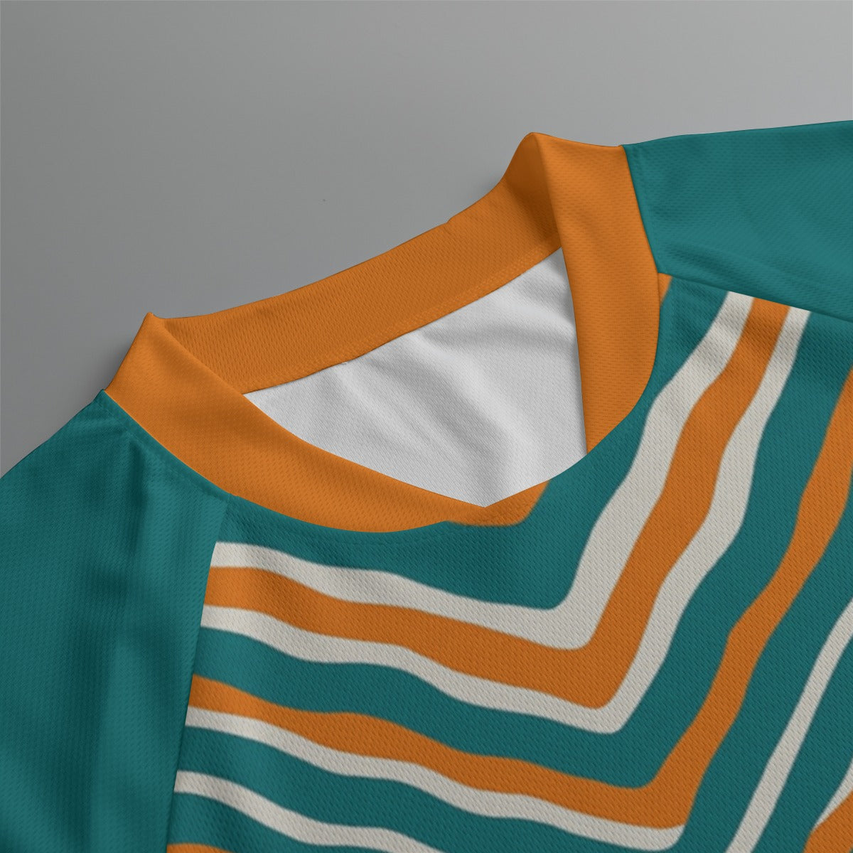 Miami Football Game Day All-Over Print Men's Jersey With Short Raglan Sleeve