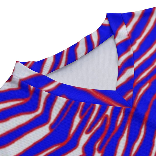 Buffalo Bills Zubaz Women's V-neck T-shirt