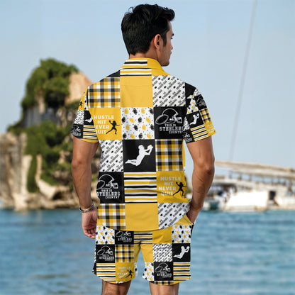All-Over Print Men's Summer Shirt Set