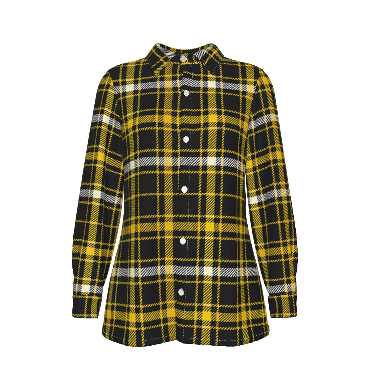 Missouri Tartan Plaid Tigers  Women's Elastic-Back Shirt