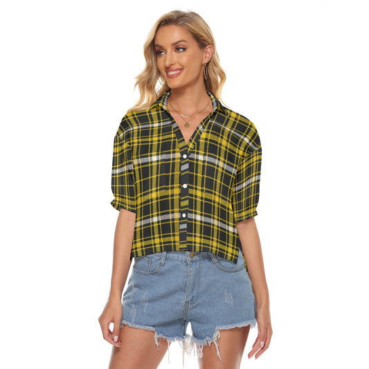 Missouri Tartan Plaid Tigers Women's V-neck Shirts