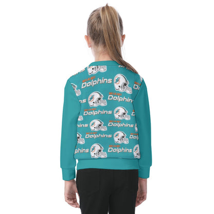 Miami Football Game Day All-Over Print Kid's Sweatshirt