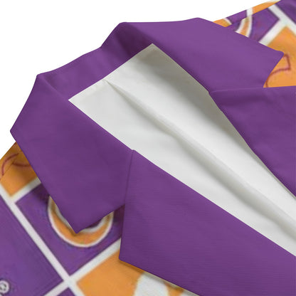 Clemson - Tigers Suit Flat Lapel Collar Blazer