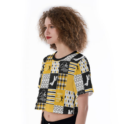 All-Over Print Cropped T-Shirt