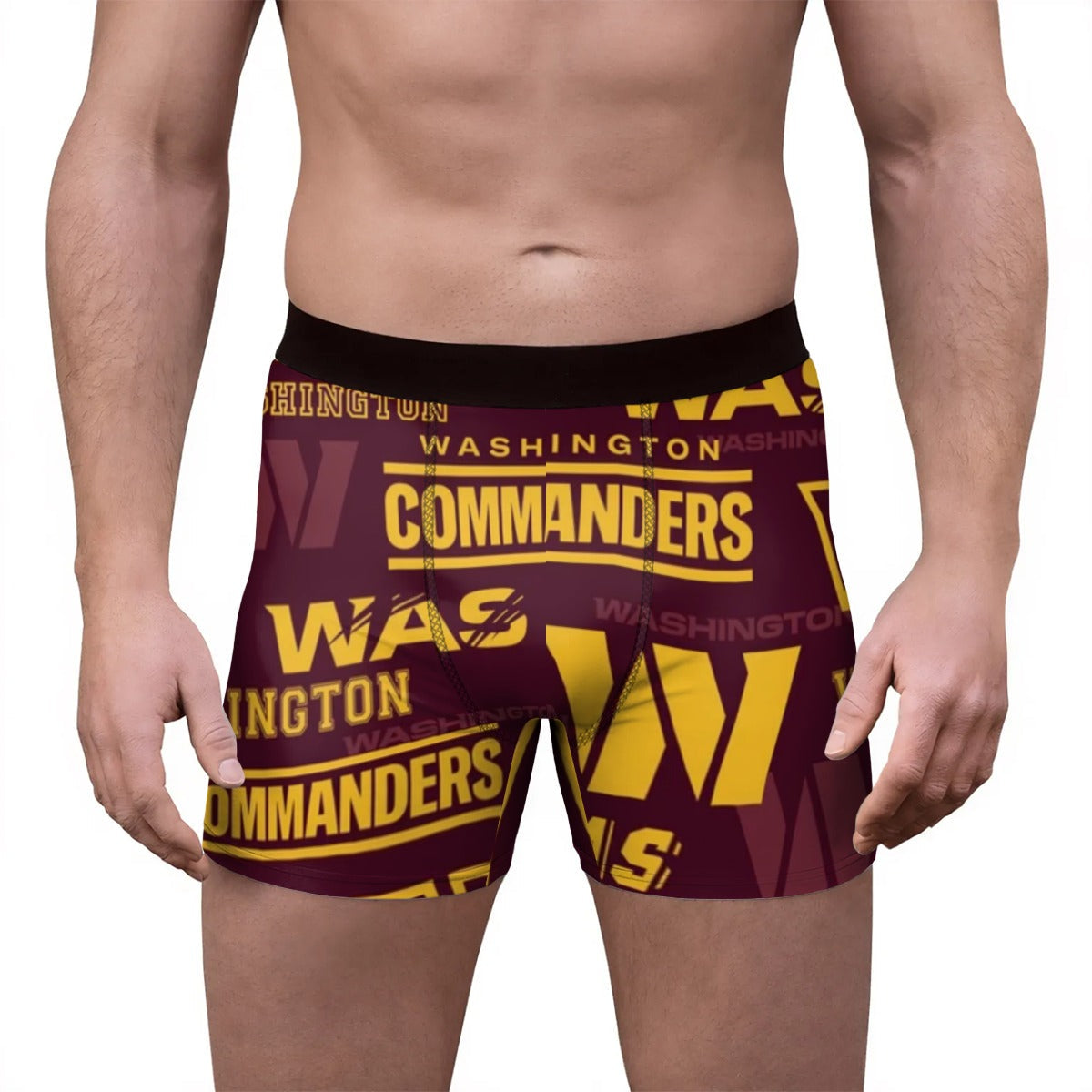 Washington Commanders Men's Stretch Boxer Briefs