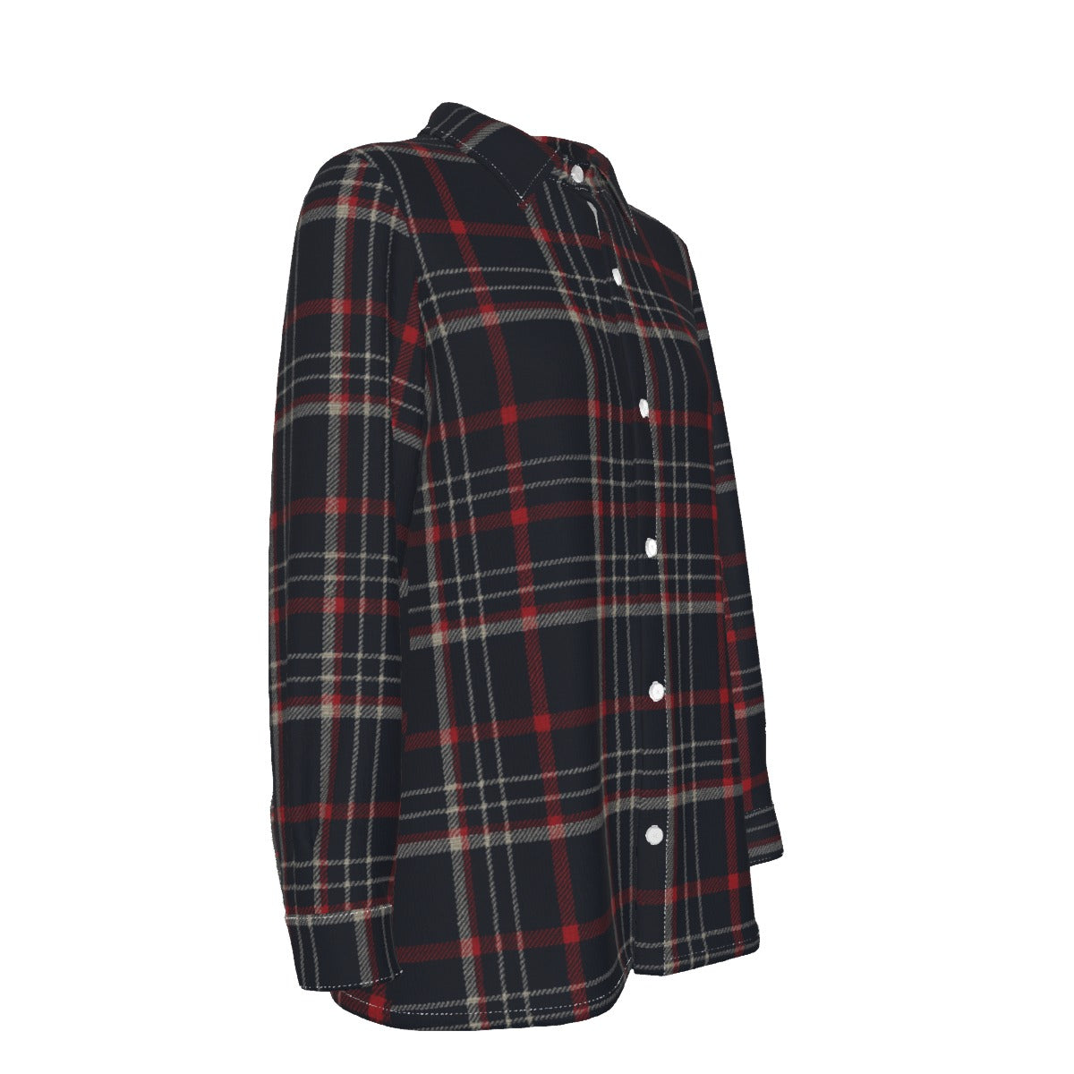 Connecticut tartan plaid Women's Elastic-Back Shirt
