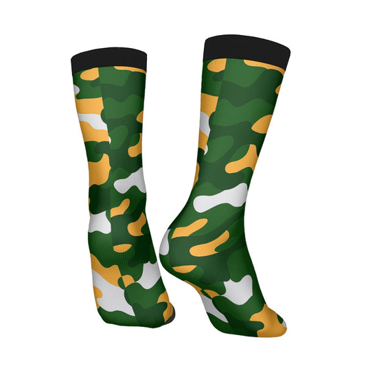 Green Bay Football Game Day Contrast Color Socks For the USA