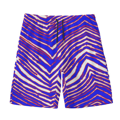Buffalo Bills Zubaz Men‘s Beach Shorts With Lining