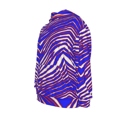 Buffalo Bills Zubaz Men's Drop Shoulder Patch Pocket Hoodie