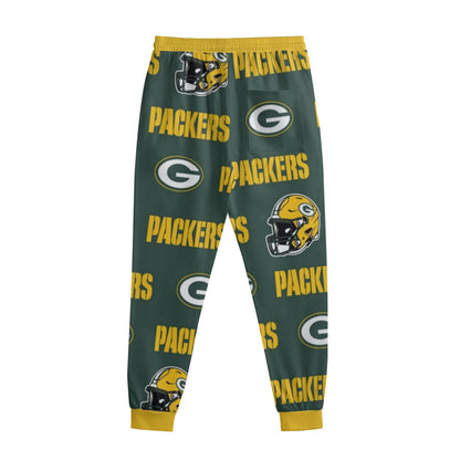 Green Bay Football Game Day All-Over Print Men's Sweatpants With Waistband