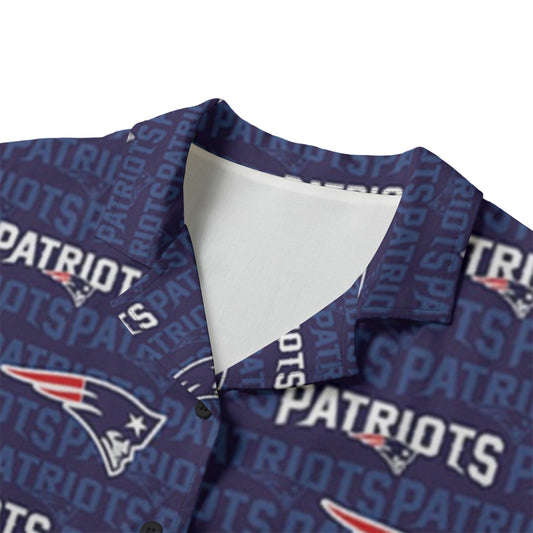 New England Football Game Day All-Over Print Women's Hawaii Shirt | Rayon