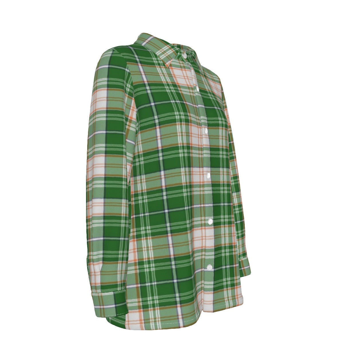 Miami Tartan Plaid Hurricanes Women's Elastic-Back Shirt