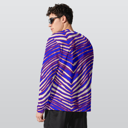Buffalo Bills Zubaz Long Sleeve T-Shirt | 190GSM Cotton