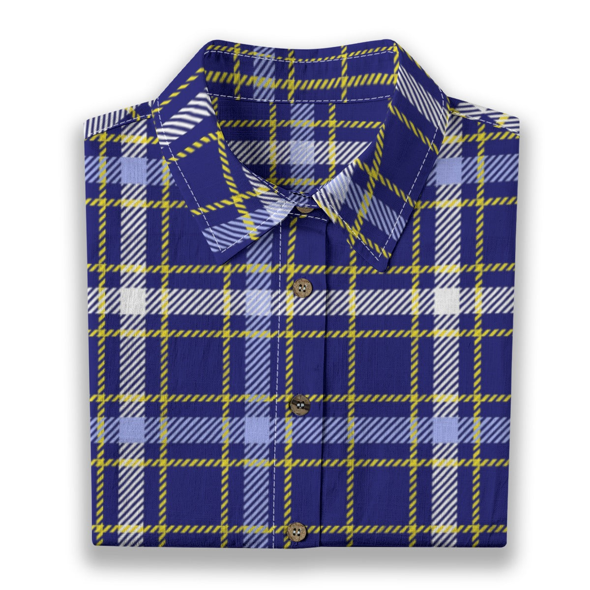 Michigan Tartan Plaid Wolverines Women's Shirt | 125GSM Cotton