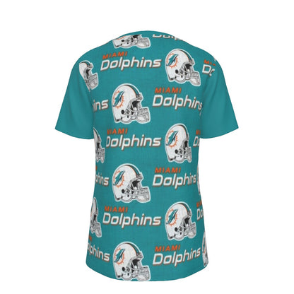 Miami Football Game Day All-Over Print Unisex T-Shirt|220GSM KPO03