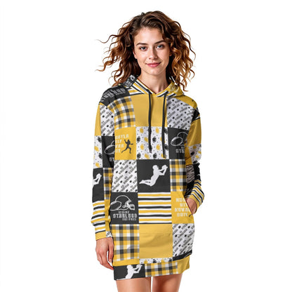 Pittsburgh Steelers Women's Heavy Fleece Long Hoodie